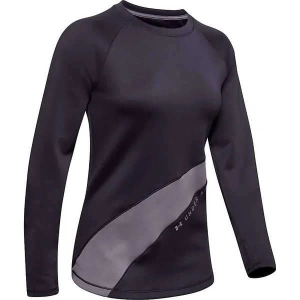 Under Armour ColdGear Graphic Long Sleeve Womens Running Top - Purple