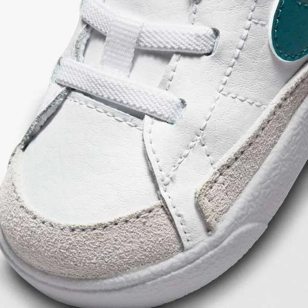 Nike Blazer Mid Crib Bootie in White - Size: 3C, DA5536-112