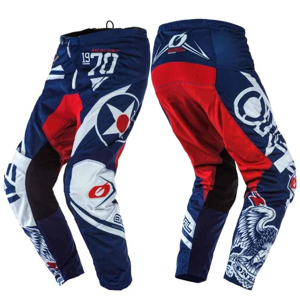 O&Neal Element Warhawk Pants - Blue/Red - 34