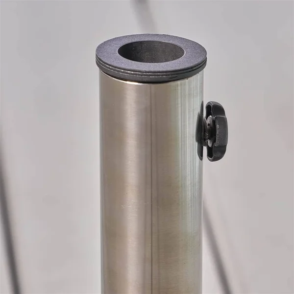 Christopher Knight Home Mota Outdoor Umbrella Base with Stainless Steel Collar by, Black