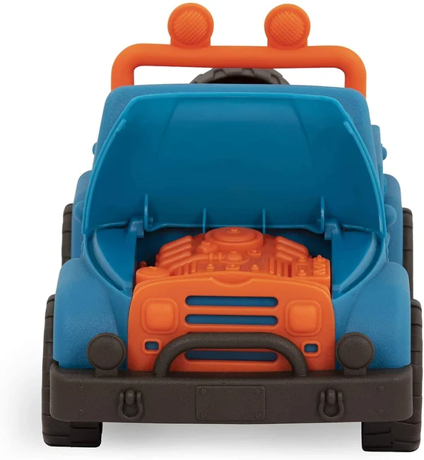 Wonder Wheels by Battat – 4 x 4 – Blue Off-Road Toy Truck with Spare Tire & Detailed Engine for Toddlers Age 1 & Up – 10
