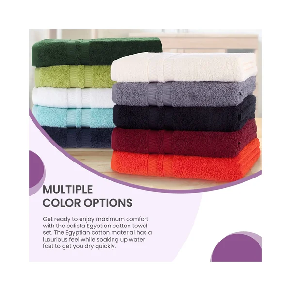 Superior by Home City Inc Quick Drying Cotton Assorted 8-Piece Highly Absorbent Towel Set Chocolate