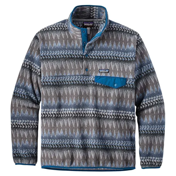Patagonia Men's Lightweight Synchilla Snap-T Fleece Pullover - Black