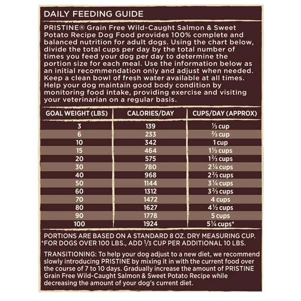 Castor & Pollux Pristine Grain-Free Wild-Caught Salmon & Chickpea Recipe Dry Dog Food, 18-lb