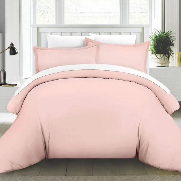 Pointehaven Duvet Cover Set - Color: Rose - Size: King/Cali King