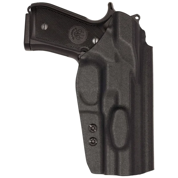 Concealment Express - Beretta 92 Compact Tuckable IWB Kydex Holster Carbon Fiber Black, Left Hand (w/Full Sweatguard)