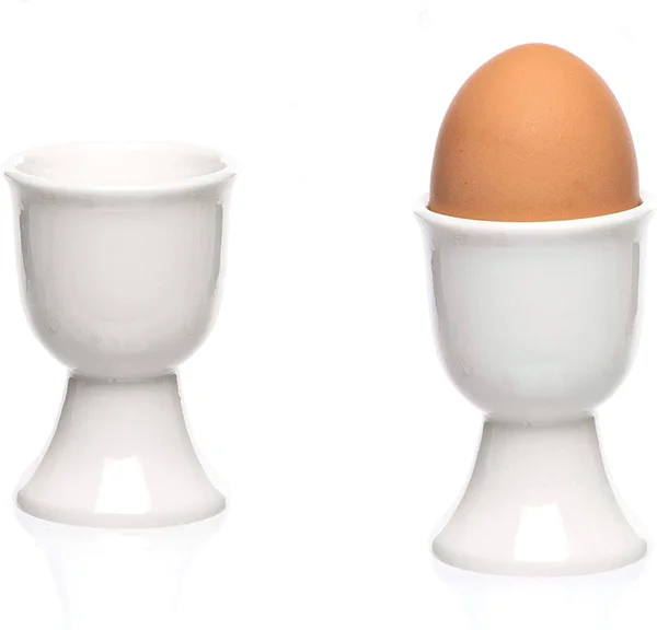 Baker Ross Egg Cups, Easter Crafts for Kids to Decorate, Personalise and Use (Box of 4), 70mm, White