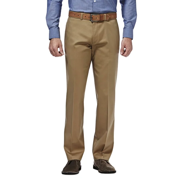 Haggar Mens Premium No Iron Straight Fit Pants