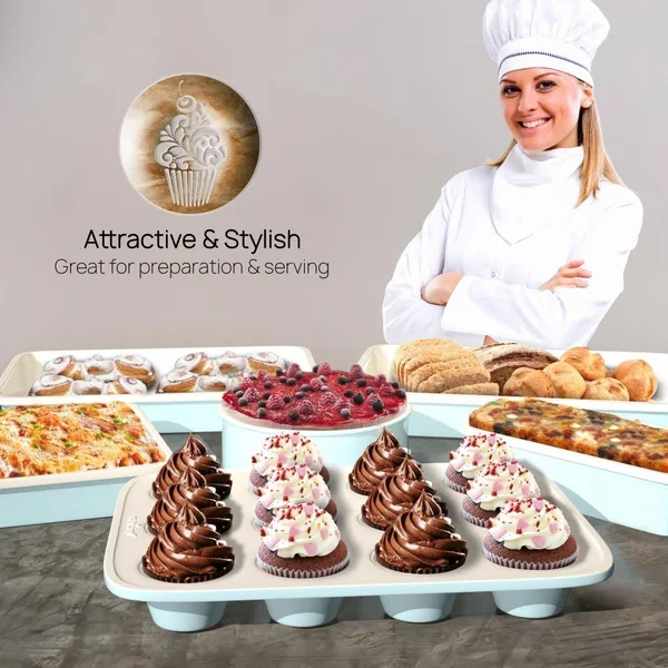 Nutrichef 6 Pcs Kitchen Oven Baking