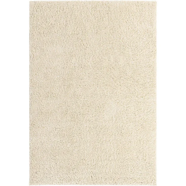 Unique Loom Everyday Solid Shag Area Rug - Ivory - 7& 0 x 10& 0