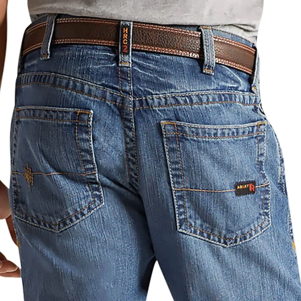Ariat FR M4 Men's Low-Rise Boot Cut Jeans, 10012552, Flint