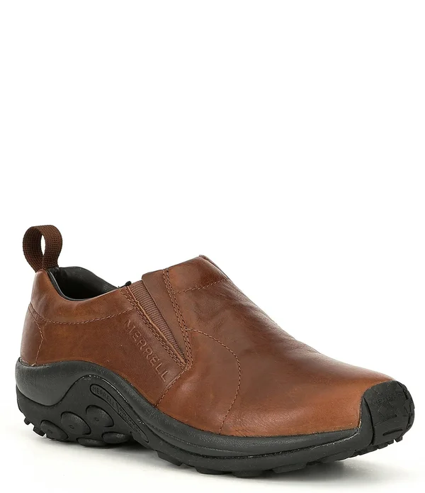 Merrell Men's Jungle Moc Leather 2 Shoe - 10 Wide - Earth