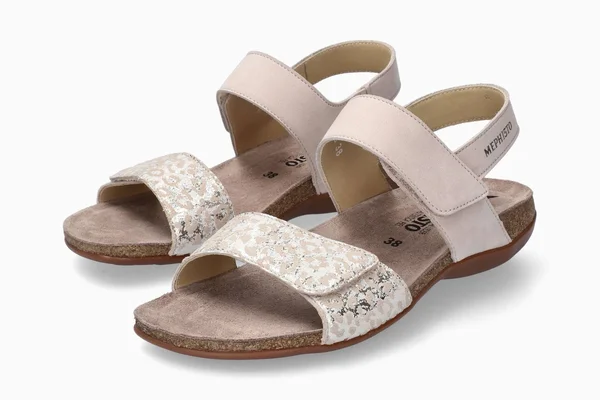 Mephisto Women's Agave Shoes - Light Sand Bucksoft Jaguar in Size 8