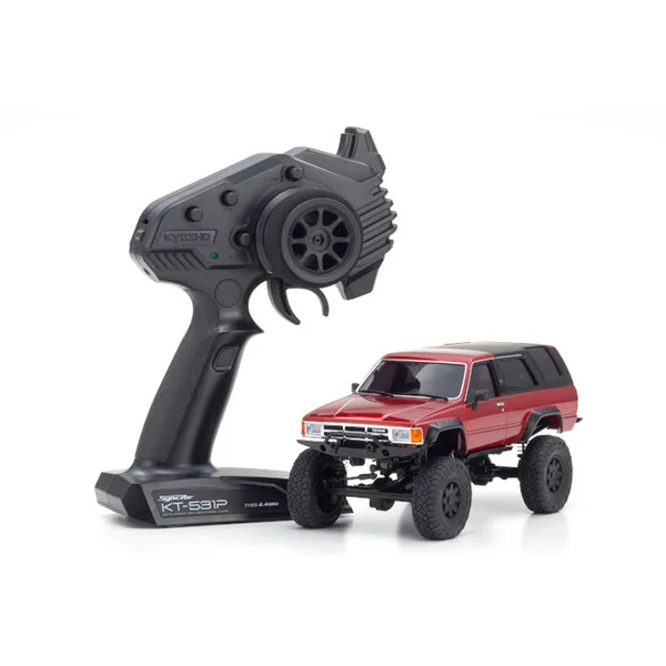 Kyosho 32522MR - Mini-Z 4x4 Toyota 4 Runner, Hilux Surf, Metallic Red, Ready Set
