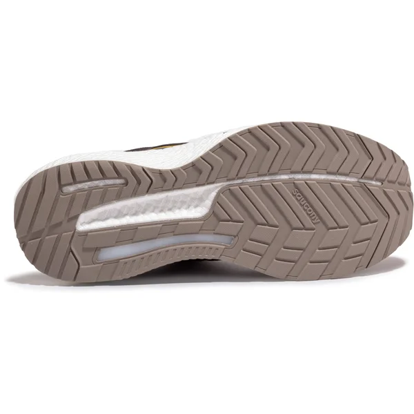 Saucony Men's Hurricane 23 Black, Vizigold, 9.5, 2E