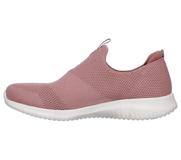 Skechers Women's Ultra Flex First Take Slip on Sneaker, Mauve