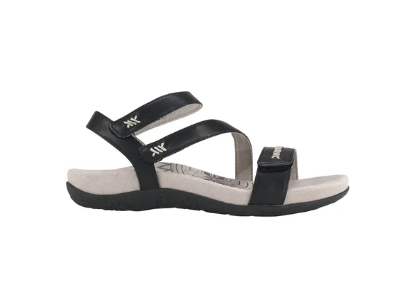 Aetrex Women's Gabby Adjustable Sandal - Red, 38