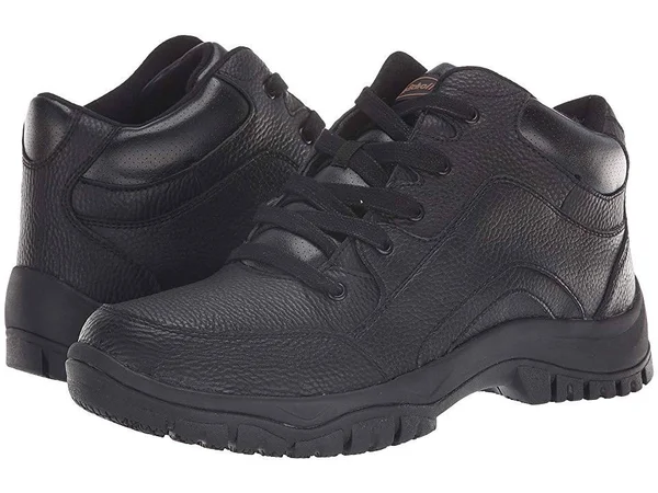 Dr. Scholl&s Work Charge (Black Leather) Men's Shoes