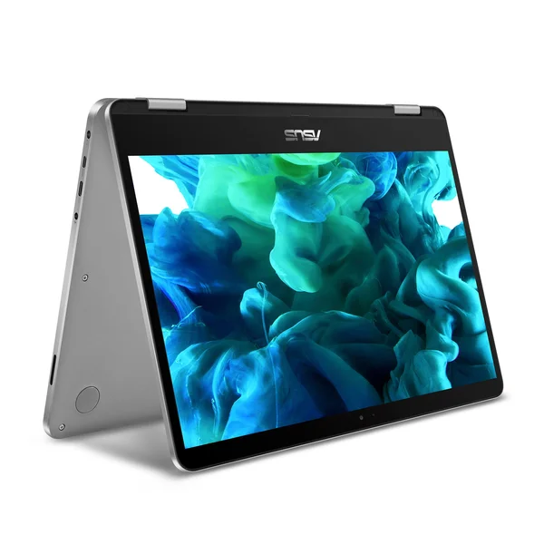 ASUS VivoBook Flip 14 TP401NA WH21T 14″ Convertible Notebook - Pentium N4200 1.1 GHz - 4 GB RAM - 64 GB SSD - Light Gray
