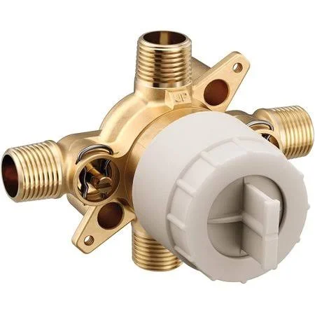Moen U140CIS M-CORE 3-Series 4 Port Tub and Shower Pre-Fabricated Mixing Valve with CC/IPS Connections and Stops - or Unfinished