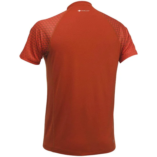 Raidlight Activ Run 1/4 Zip Short Sleeve T-Shirt Orange Xs