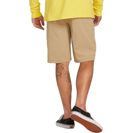 Volcom Frickin Surf N& Turf Static 2 Shorts Men's Hybrid, Dark Khaki, Size 33