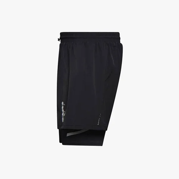 Diadora Double Layer Bermuda Black