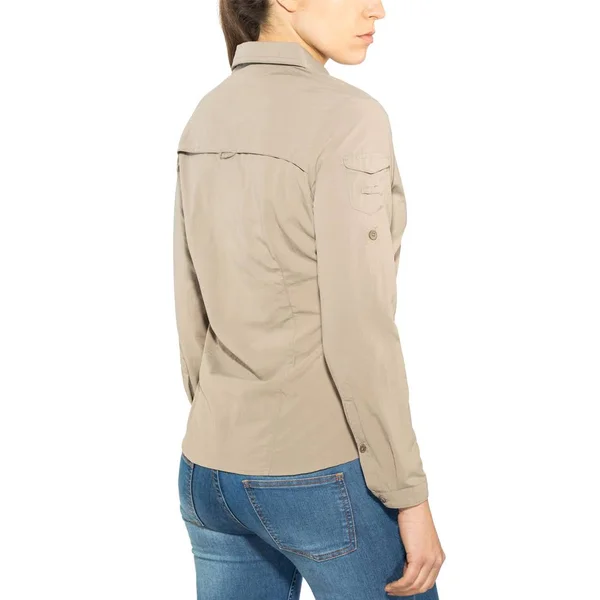 Craghoppers Women's Nosilife Adventure II LS Shirt - 8 - Mushroom