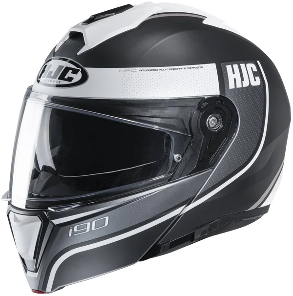 HJC i90 Davan Helmet Black/White Xs