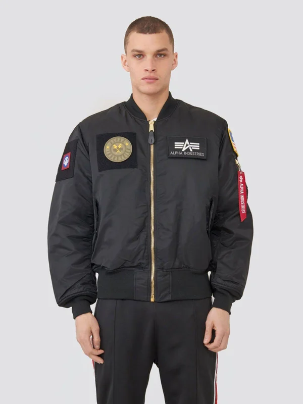 Alpha Industries - MA-1 Flex Bomber Jacket Black, 3XL