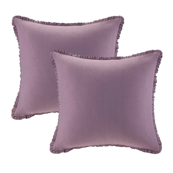 Madison Park - Elise 8 Piece Cotton Printed Reversible Comforter Set - Purple - Queen