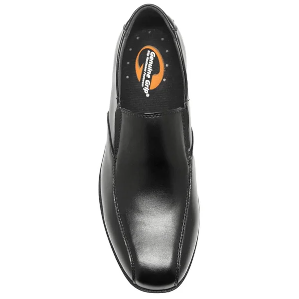 Men's Genuine Grip Footwear Slip-Resistant Slip-On Dress, Size: 8.5, Black