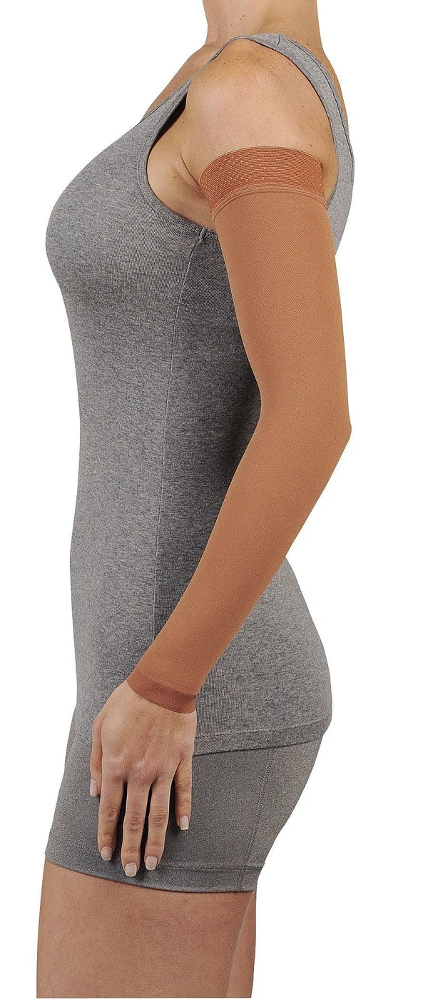 Juzo 2001CGRSB57 I 20-30mmHg Soft Sleeve Regular - Silicone Cinnamon
