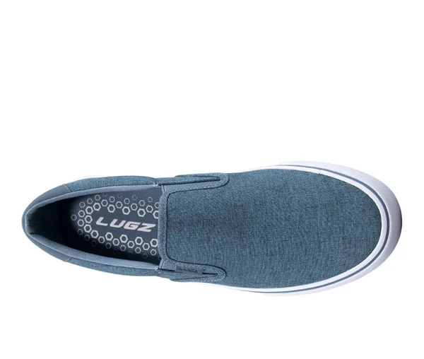 Lugz Clipper Denim Men's Slip on - Navy Size 8.5