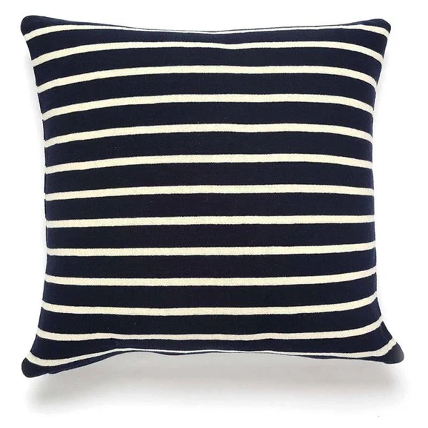 Darzzi Beach Stripes Decorative Pillow Red, Natural