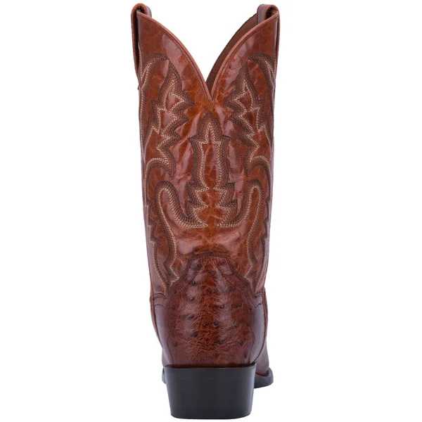 Dan Post Men's Pugh Ostrich BOOT-Cognac