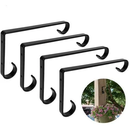 Greentrackshop 8-Inch Plant Bracket for Hanging Planter, Christmas String Lights, Bird Feeders Planter Hooks Plant Hanger Bracke