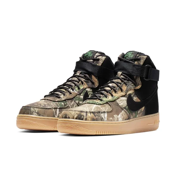 Nike Air Force 1 High LV8 Shoes Black Size 7.5