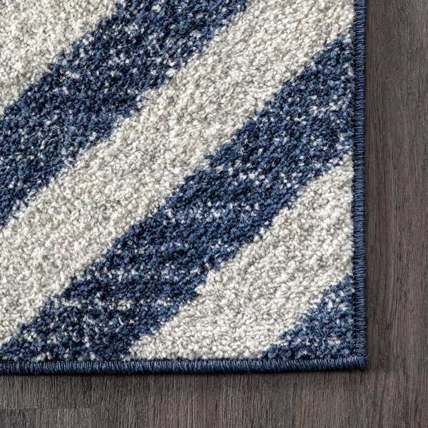 nuLOOM Zadie Geometric Area Rug - Blue, 8x10 ft