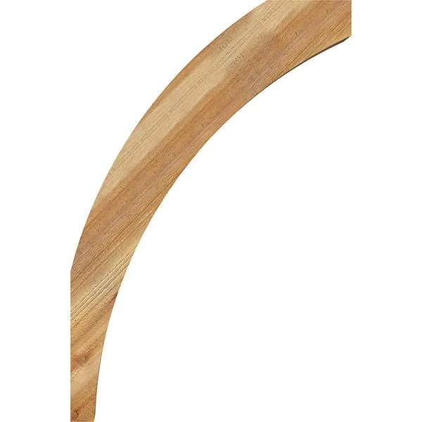 Ekena Millwork BRC06X24X36THR00RWR 6x22W x 24x22D x 36x22H Thorton Rough Sawn Brace, Western Red Cedar
