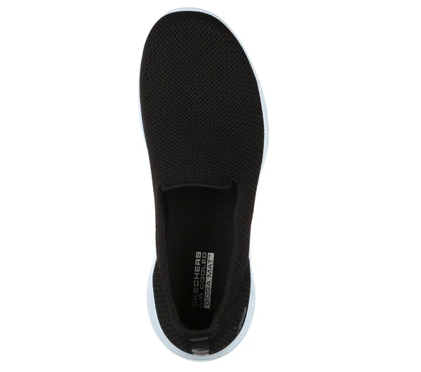 Women's Skechers GOwalk Joy Sensational Day Sneaker - Black/White - Size 8.5