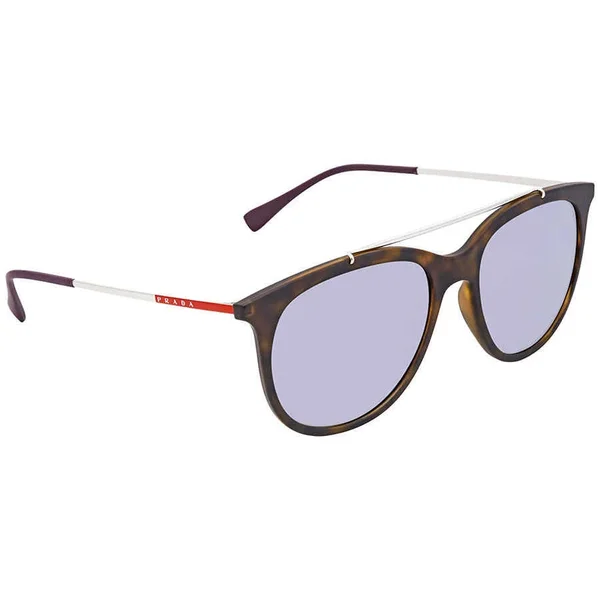 Prada Linea Rossa PS 02TS U61129 Havana Oval Sunglasses
