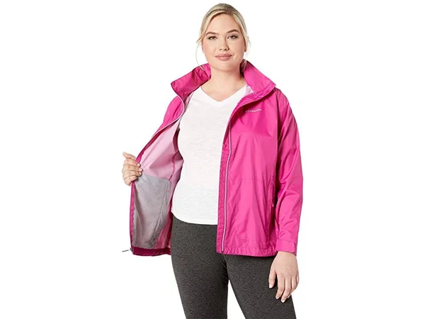 Columbia Fuchsia Plus Size Switchback III Jacket