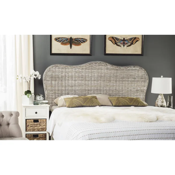 Safavieh Imelda White Washed Headboard - King