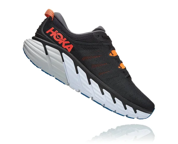 Hoka Men's Gaviota 3 Road Running Shoes in Black/Castlerock - Size 7.5