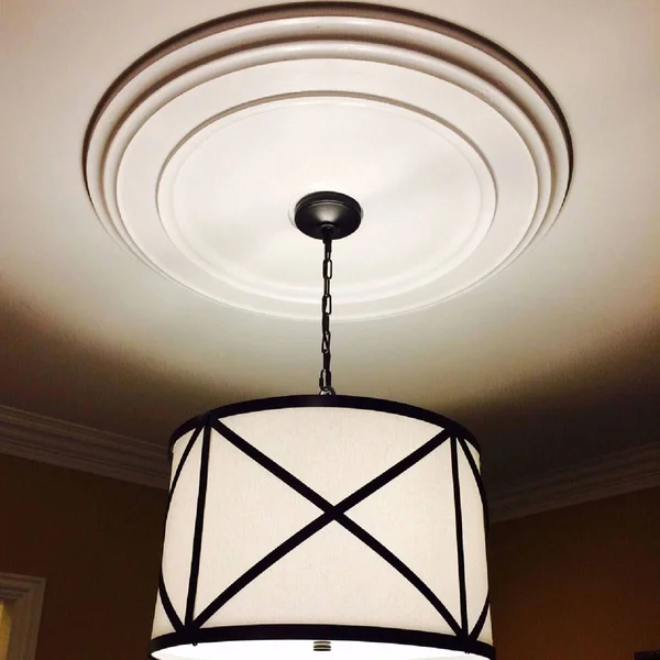 Ekena Millwork CM41CL 41 1/8x22OD x 4x22ID x 2 1/8x22P Classic Ceiling Medallion (Fits Canopies Up to 5 1/2x22)