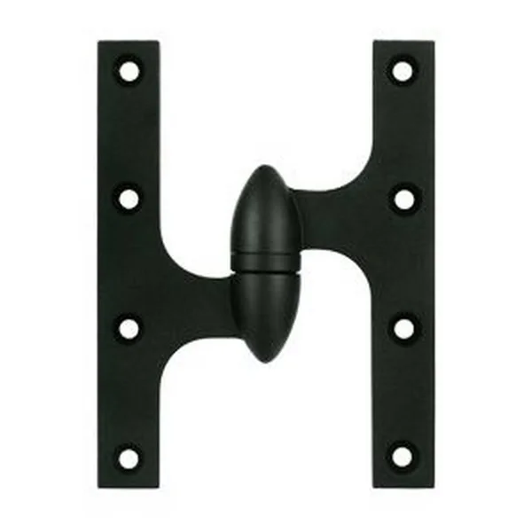 Deltana OK6045B19-L 6x22 x 4-1/2x22 HINGE, Paint Black