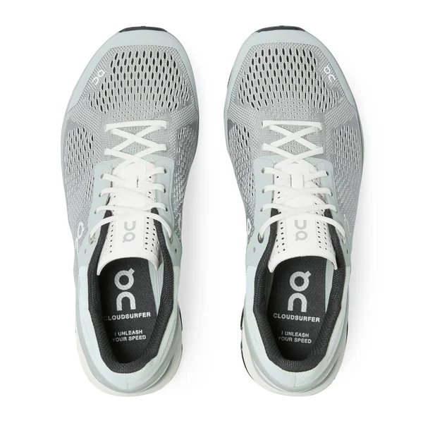 on Running Women's Cloudsurfer Glacier/Black - 11, M