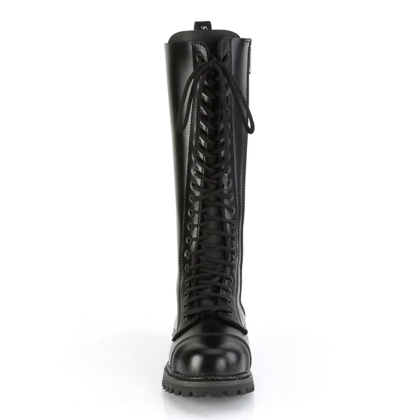 Demonia - Rocky-20 4, Black Leather