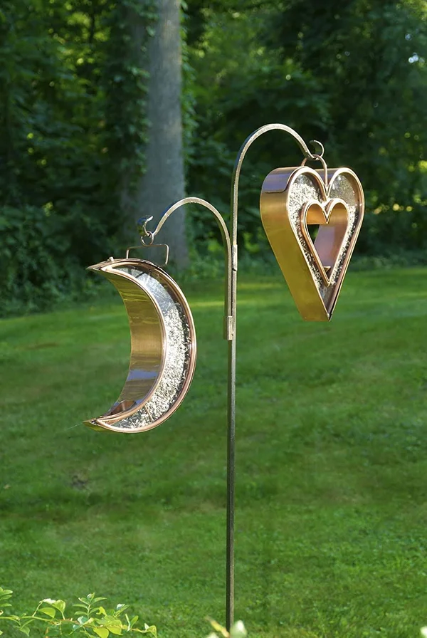 Good Directions Fly-Thru Heart Bird Feeder - Venetian Bronze